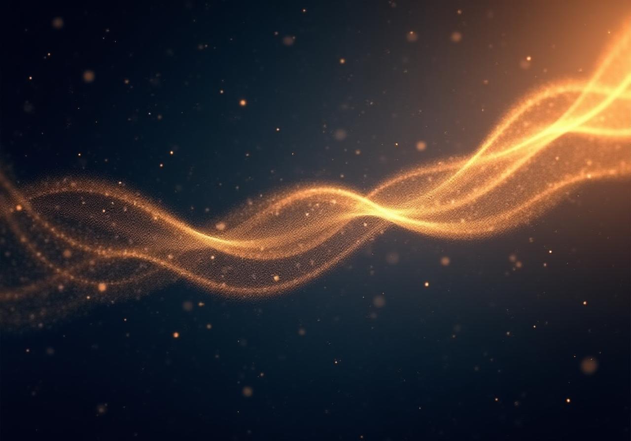 Abstract legal document representation with cosmic textile themes